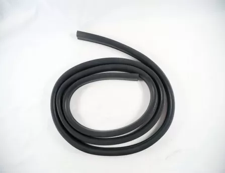 Door frame strip rear left black